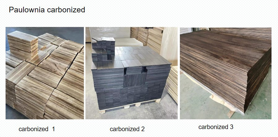 Manufacturer Price Solid Wood Boards Carbonized Paulownia Panels Paulownia wood For Foreign Market