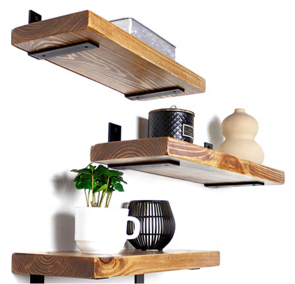 Floating shelves wall mounted hanging wall shelf for home