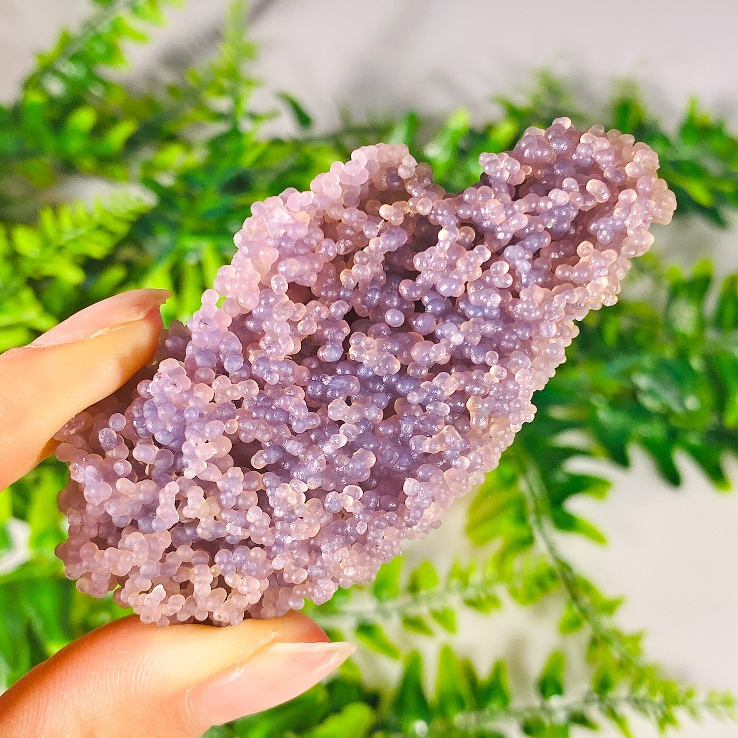 Wholesale natural healing crystal rough grape agate raw gemstone purple agate ore specimen for room decoration