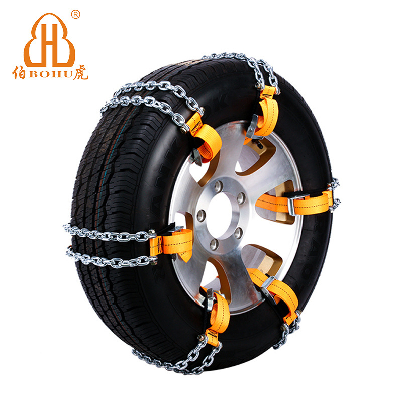 BOHU high quality Alloy Steel car tire snow chain universal snow car chains winter chains