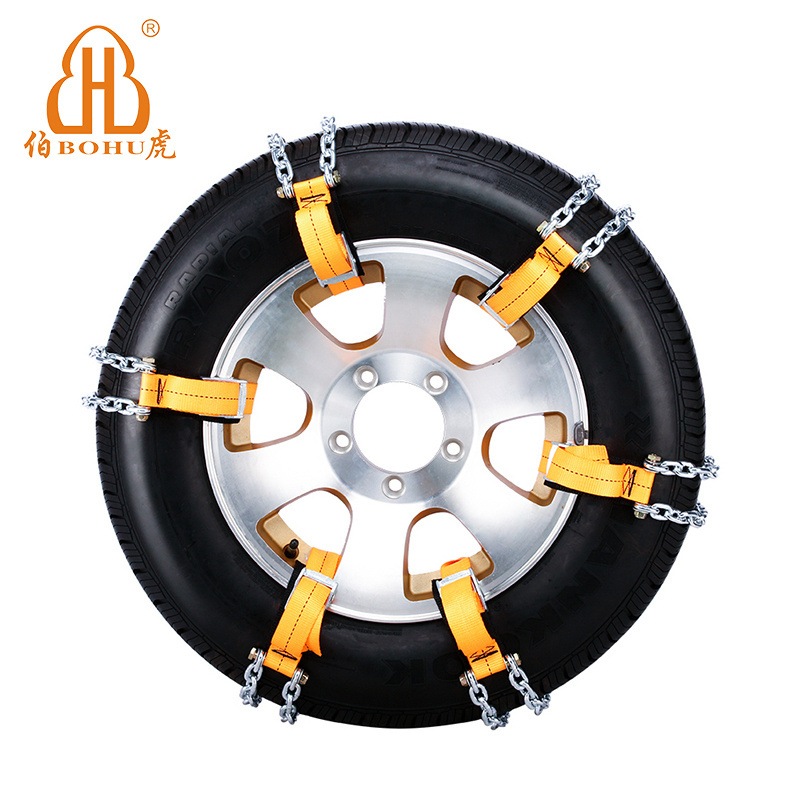 BOHU high quality Alloy Steel car tire snow chain universal snow car chains winter chains