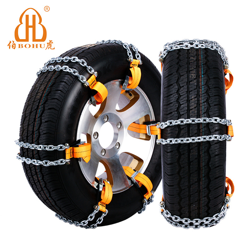 BOHU high quality Alloy Steel car tire snow chain universal snow car chains winter chains