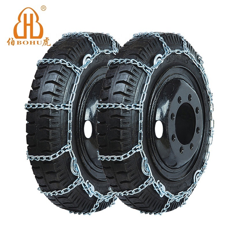 BOHU Snow Tire Chains Alloy Steel Tire Chain for Dual Tire Truck Double Truck Snow Chain