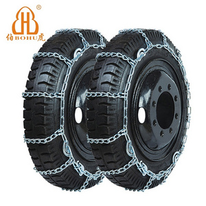 BOHU Snow Tire Chains Alloy Steel Tire Chain for Dual Tire Truck Double Truck Snow Chain