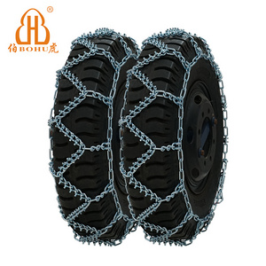 BOHU High Quality Light Truck Anti-skid Cam Type Alloy Steel Tire Snow Chains