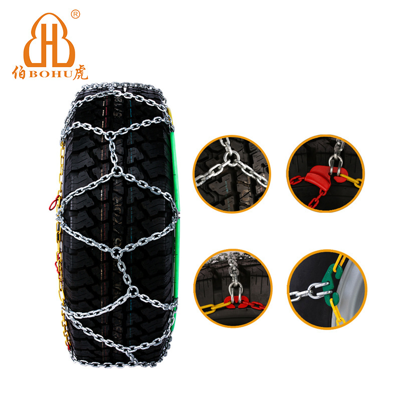 BOHU alloy steel tire chains snow_chains with ONORM certificate 4WD series snow chains