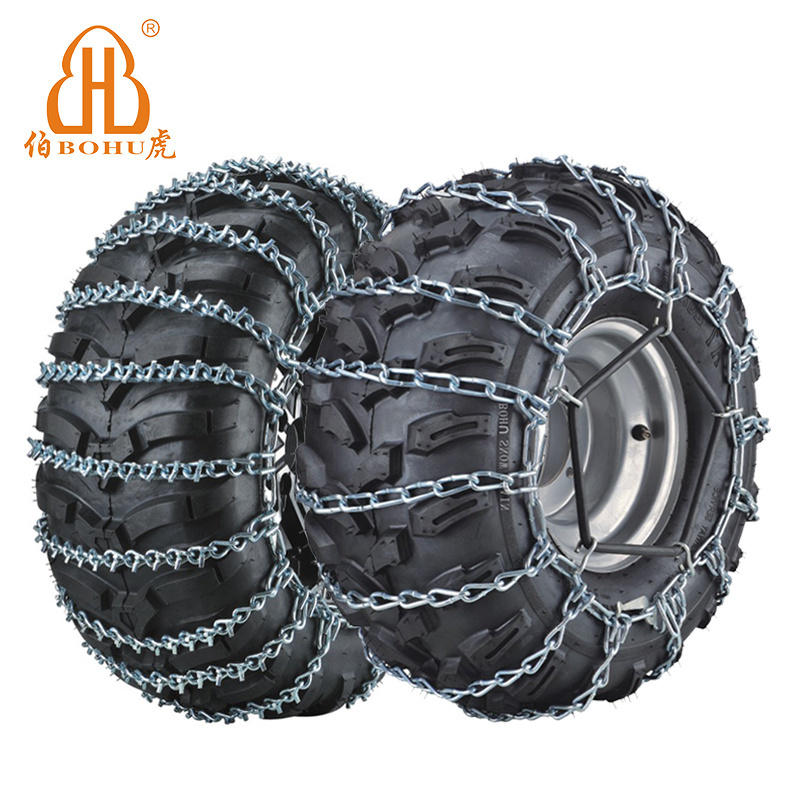 BOHU snow chain mesh atv tire chains snow chains for tractor