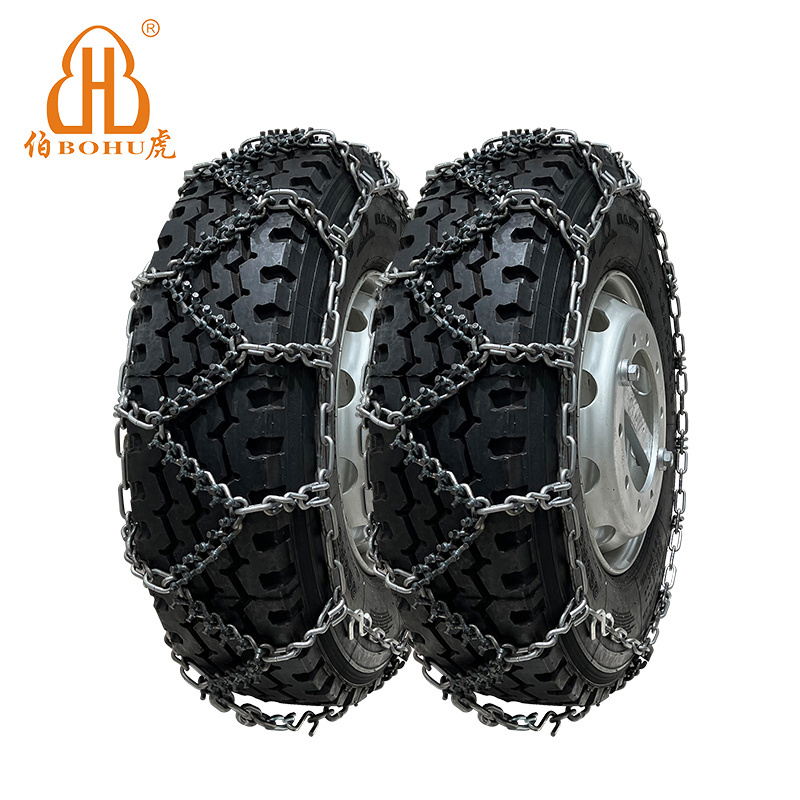 BOHU alloy steel snail truck snow chain tire protection chain anti skid truck tire snow chains