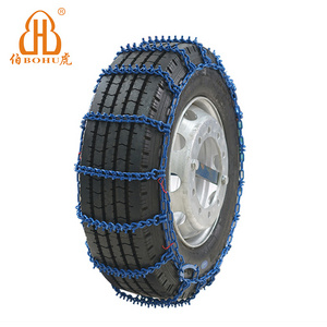 BOHU new design snow chain with stud breaking ice snow chains for semi truck snow chains