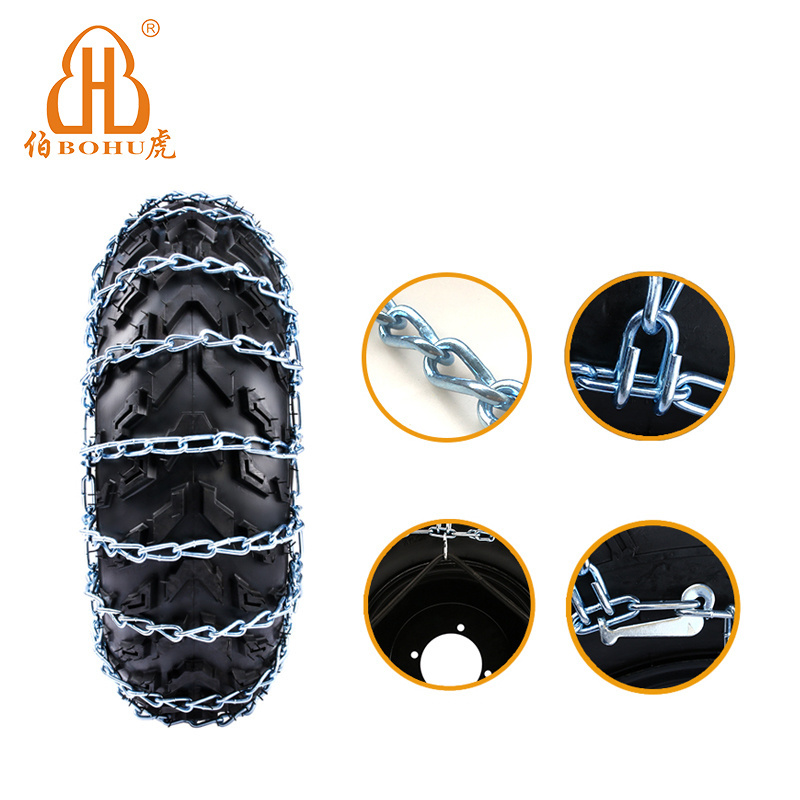 BOHU snow chain mesh atv tire chains snow chains for tractor