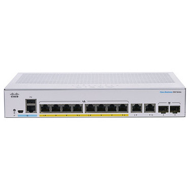 CBS350-8P-E-2G-CN Industrial Ethernet Switch 350 Series Managed 8 10/100/1000 PoE+ port CBS350-8T-E-2G-CN