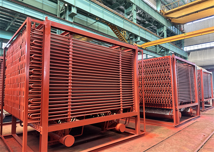 Power Plant Steam Boiler Economizer SA210A1 Tubes With Manifolds Header Russia