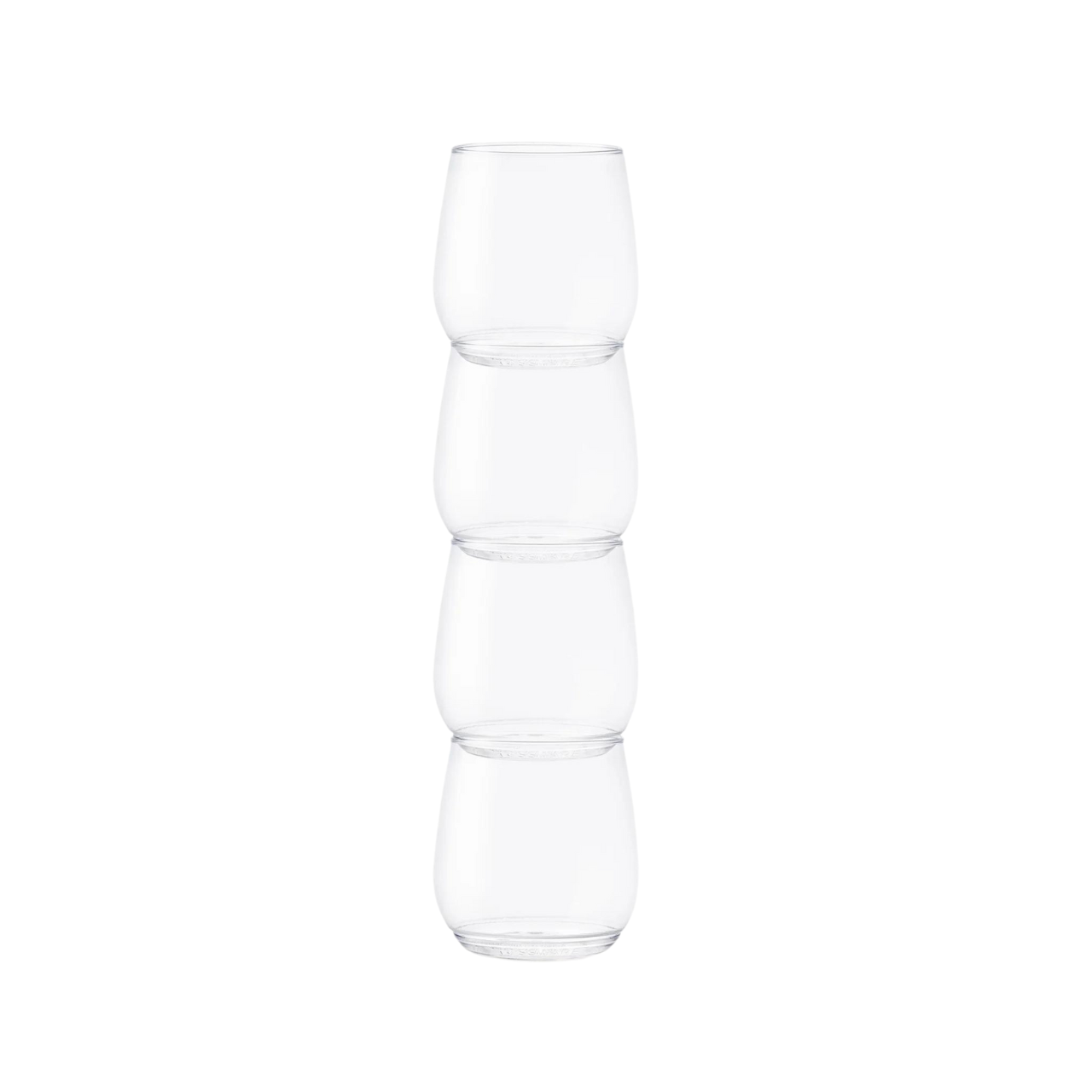 Eco-Friendly 12Oz Wine Glasses Recyclable Whiskey Cocktail Glass For Family Usage