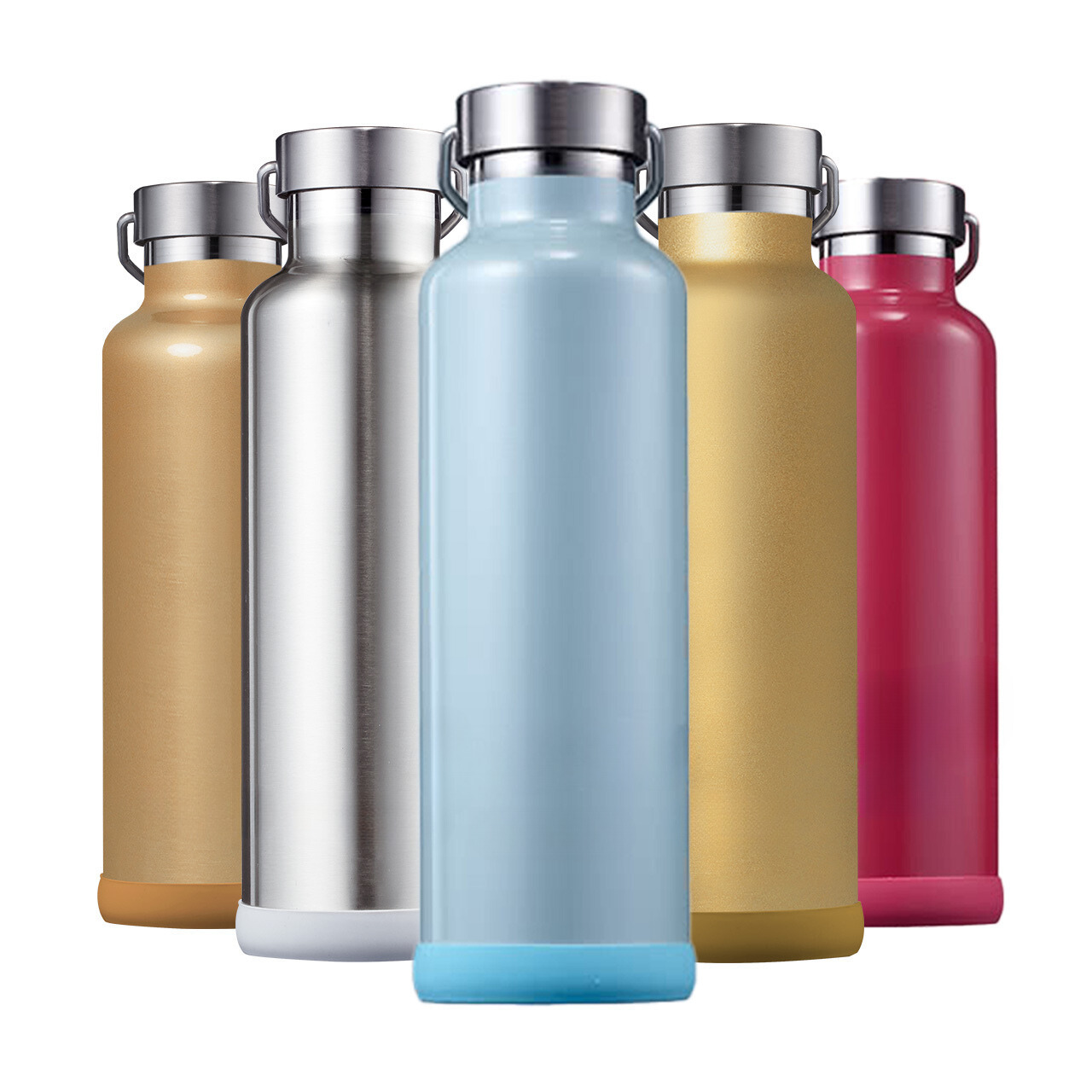 Thermal Water Bottles Insulated Vacuum Flask Leak Proof 18/8 Stainless Steel Water Bottle