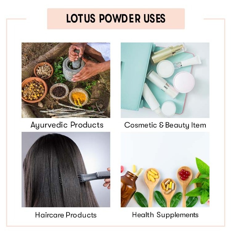 Pure Lotus Powder | 100% Water soluble Lotus Seed Extract Powder | Natural Extract Snow Lotus Fruit