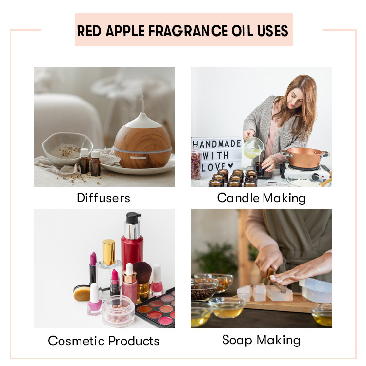 Sweet And Rich Red Apple Fragrance Oil For Skin And Hair Products | Get Red Apple Perfume Oil At Bulk Prices