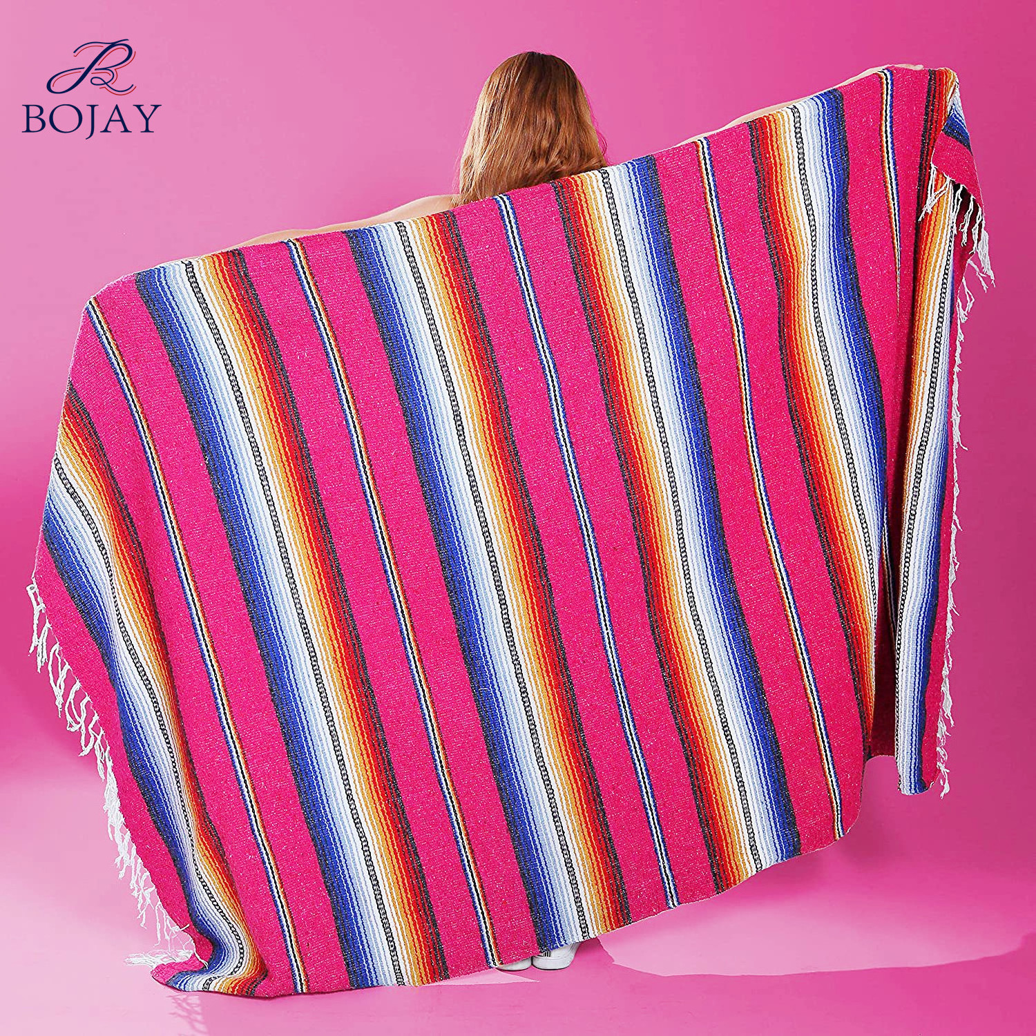 High Quality Wholesale Indoor Outdoor Beach Towel Woven Travel Camping Picnic Blankets Mexican Blanket In Bulk