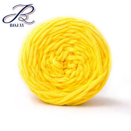 0.7 cm Chenille Chunky Knit Yarn 100% Polyester Super Soft Yarn Velvet 100% Chenille Yarn for Hand Knitting