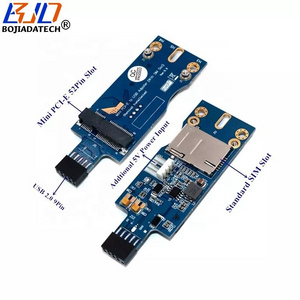 USB 2.0 9Pin Header to Mini PCI-E 52PIN MPCIe Wireless Adapter Card With SIM Slot For 4G 3G GSM LTE WWAN Modem