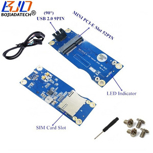 Mini PCI-E to Motherboard USB 9PIN Header Wireless Adapter Card With 1 Standard SIM Slot for GSM 3G 4G LTE WWAN Module Modem