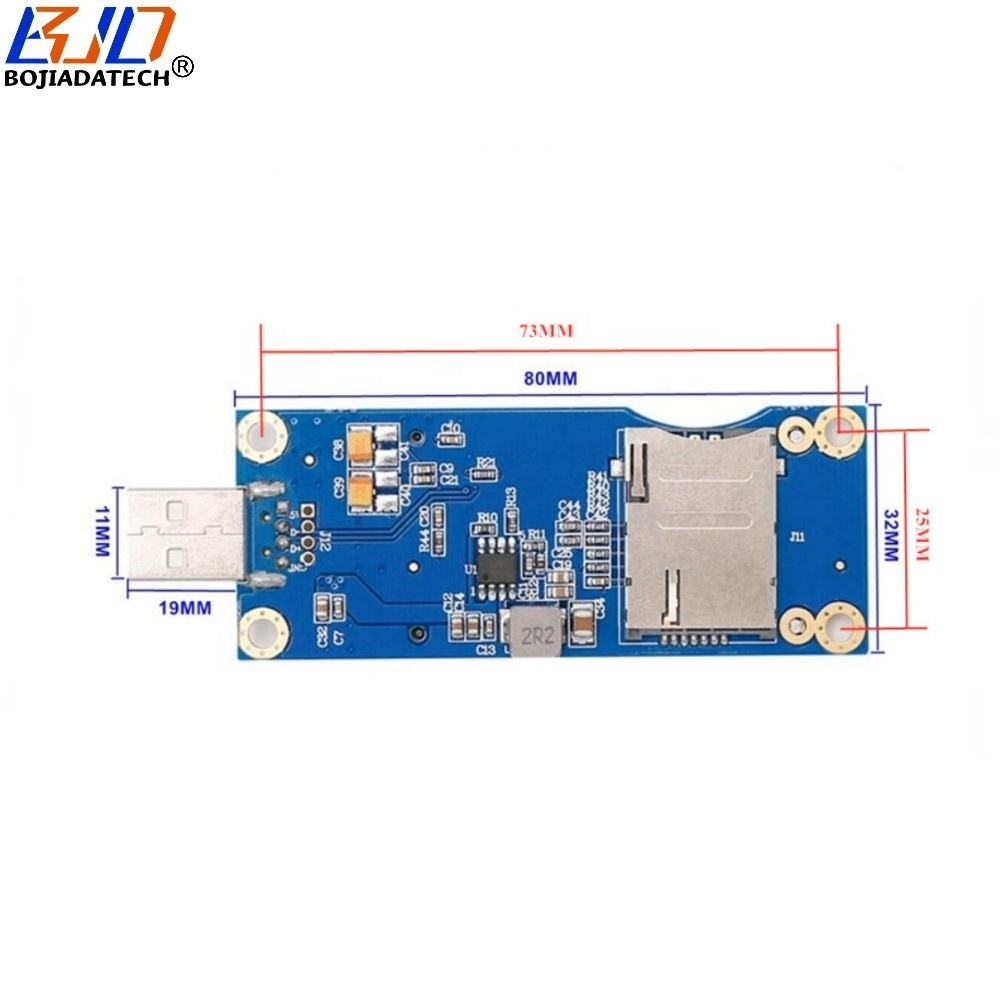 USB 2.0 Connector to Mini PCI-E MPCIe 52Pin Wireless Adapter Card SIM Slot VER 5.0 for GSM WWAN 3G 4G LTE Module Modem