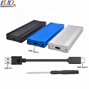 10Gbps External USB3.1 Type-C to NGFF M.2 M-Key PCI-E NVME SSD Enclosure Case - ASMedia ASM2362