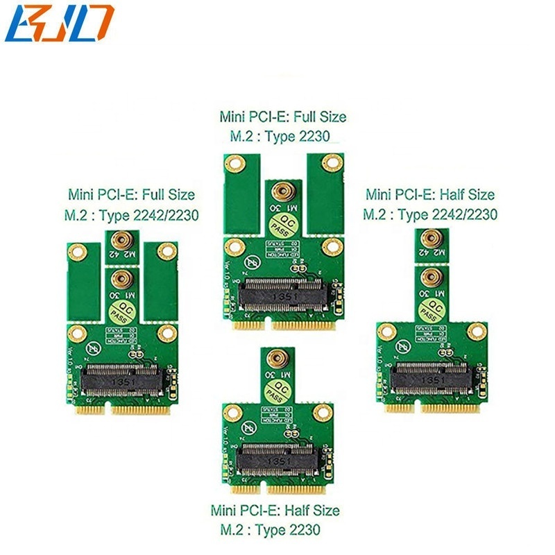 Mini PCI-E MPCIe 52PIN to M.2 NGFF Key-B Wireless Module Adapter Converter Card for GSM 3G 4G LTE WWAN Modem