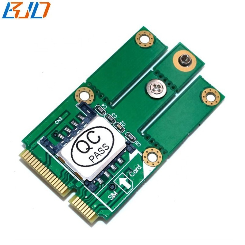 M.2 NGFF Key-B to Mini PCI-E MPCIe Interface Wireless Adapter  Riser Card with Standard SIM Slot For 4G 3G LTE GSM Module Modem