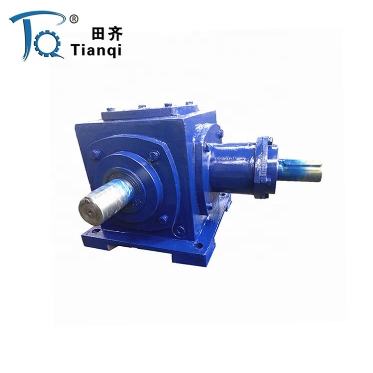 T series spiral bevel gear units 4 way car steering gears 90 degree right angle gearbox steering gear box for transmission