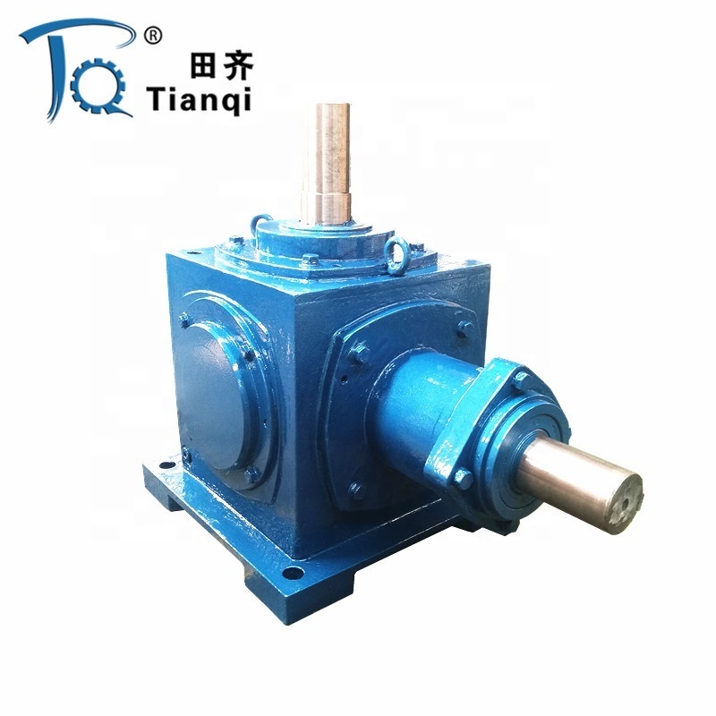 T Series 90 degree 1:2 ratio right angle spiral bevel agricultural machinery gearboxes