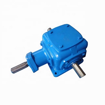 T series spiral bevel gear units 4 way car steering gears 90 degree right angle gearbox steering gear box for transmission