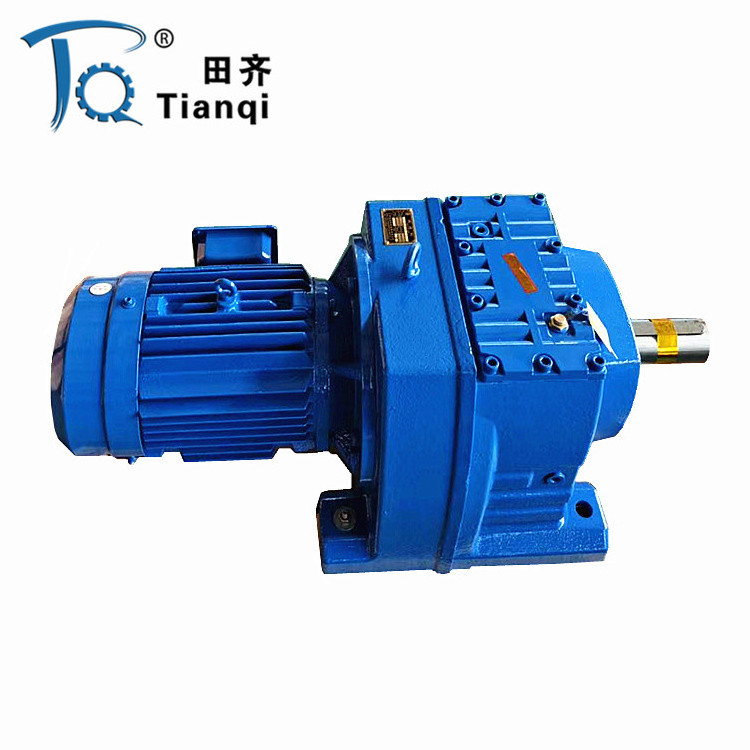 R series 1 60 rpm low speed reducer sewing machine electric gearbox motor 5hp helical gear motor