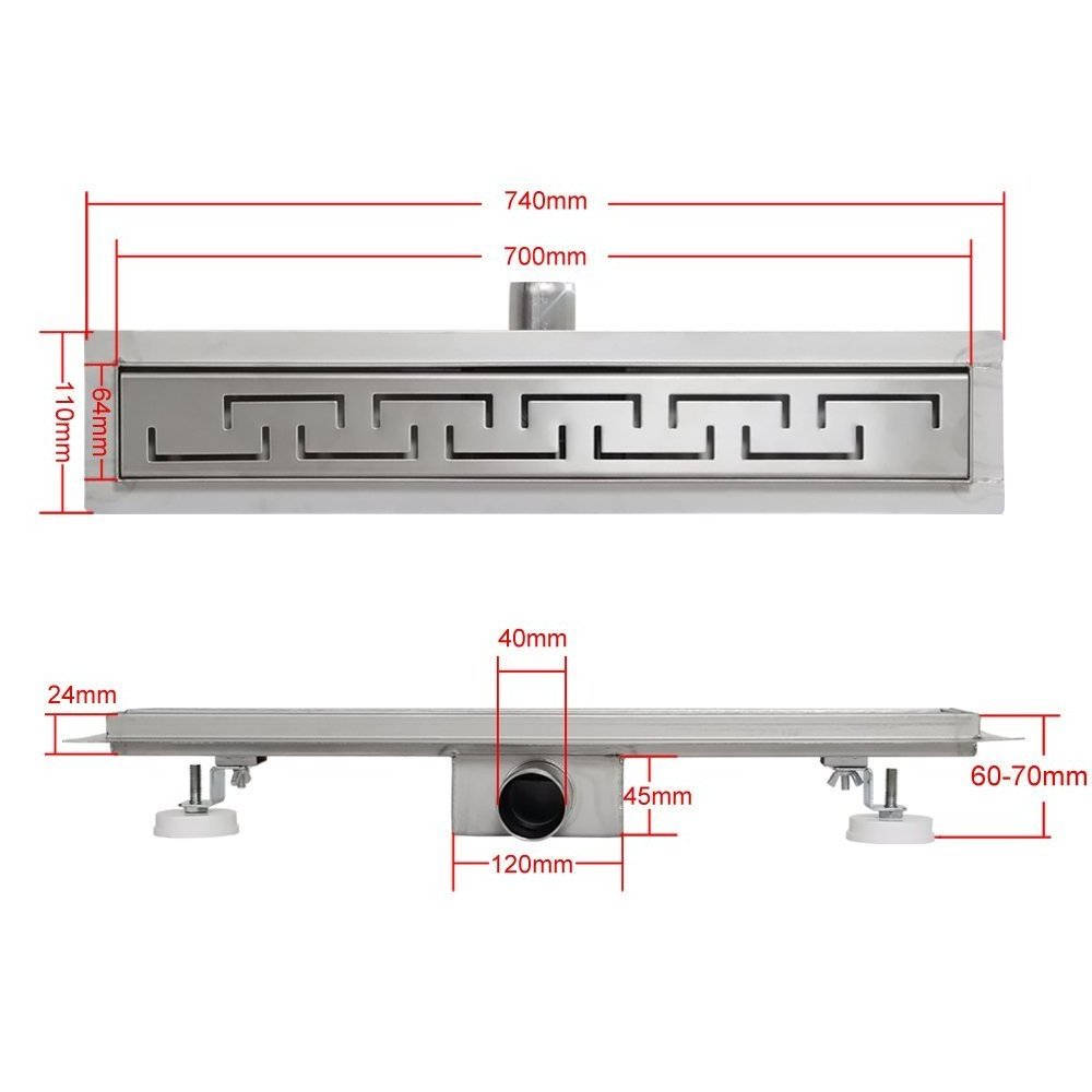 stainless steel shower drains linear adjustable shower drain