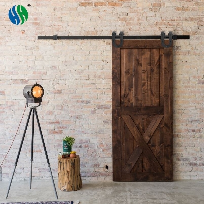 Used  Interior Sliding Solid Roll Up Doors Hardware Rustic Sliding Track Main Gate Design Bran Door Hardware Kits