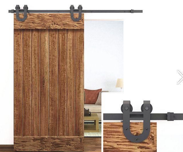 Used  Interior Sliding Solid Roll Up Doors Hardware Rustic Sliding Track Main Gate Design Bran Door Hardware Kits