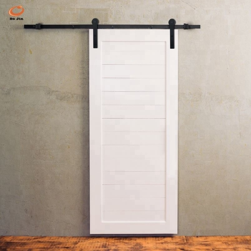 Two-Side Soft close Sliding Barn Wood Door Interior Closet Door Kitchen Door Track Hardware