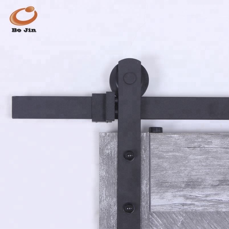 Two-Side Soft close Sliding Barn Wood Door Interior Closet Door Kitchen Door Track Hardware