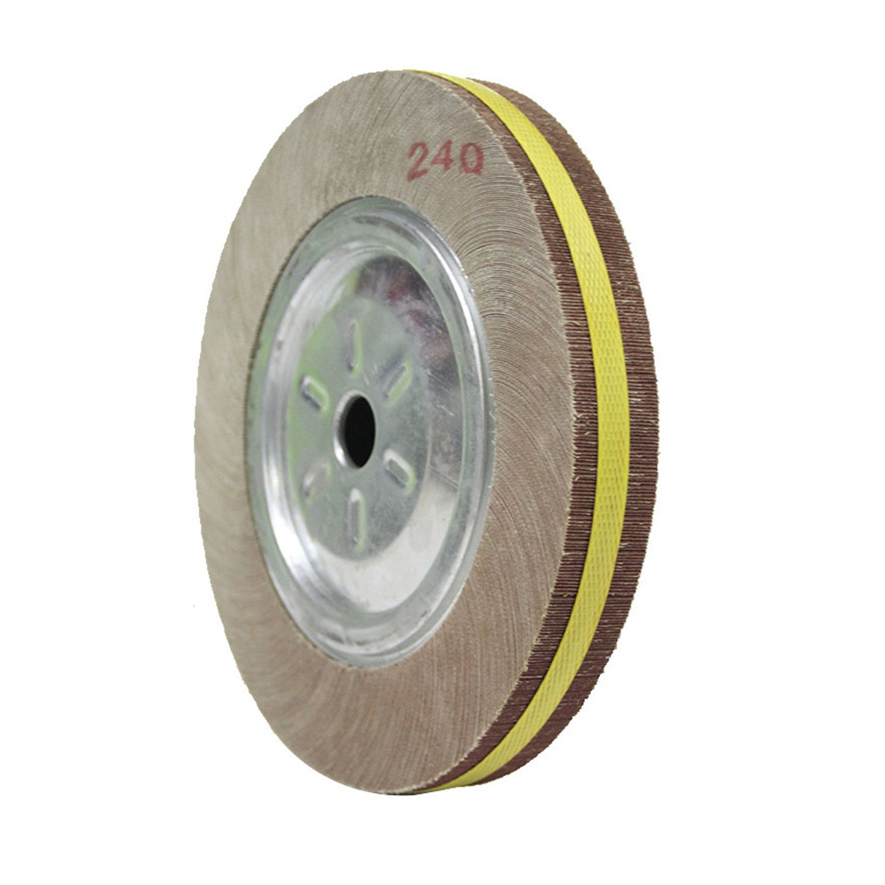 Customize Shape Flap Whee Coated Abrasive Cloth Flap Wheel For Polishing Steel