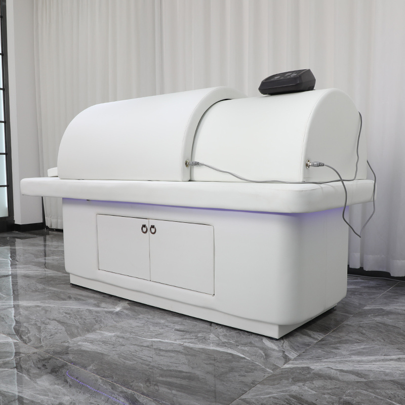 Bo Jue Beauty salon furniture SPA bed adjustable massage table electric facial bed with armrest hairdressing furniture