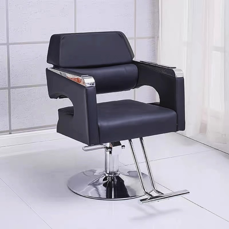 Hairdressing Saloon Barber Shop Chair Hair Salon Equipment Rose Gold Cheap Price Modern Salon Furniture Hydraulic Oil Pump