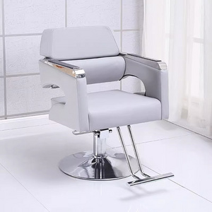 Hairdressing Saloon Barber Shop Chair Hair Salon Equipment Rose Gold Cheap Price Modern Salon Furniture Hydraulic Oil Pump