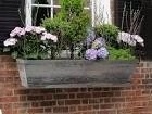 Garden Decorative Wall Planter Galvanized Wall Hanging Flower Pot And Planter