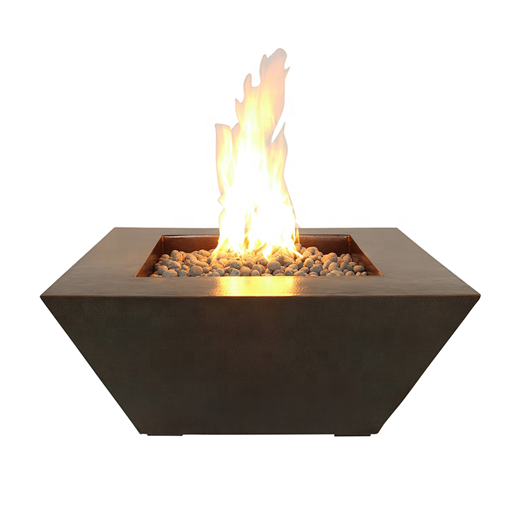 Customized Outdoor Patio Steel Frame Charcoal Brazier  Gas Firepit Corten Steel brazier Table