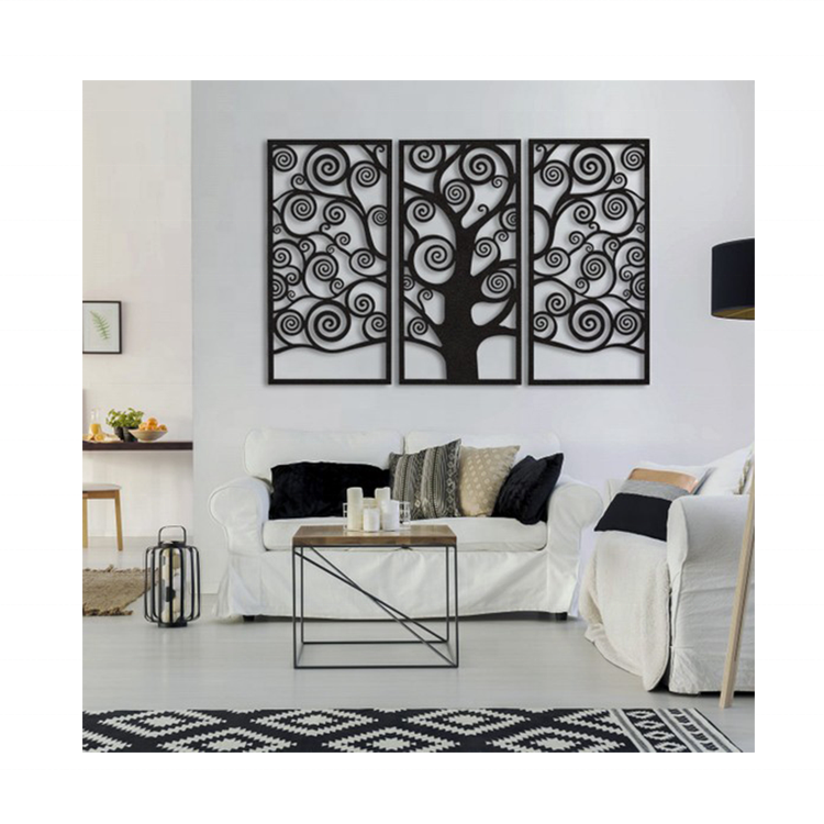 Custom Modern Art Decoration Home Accessories Pieces Aluminum Wall Living Room Metal Iron Decor For The Wall