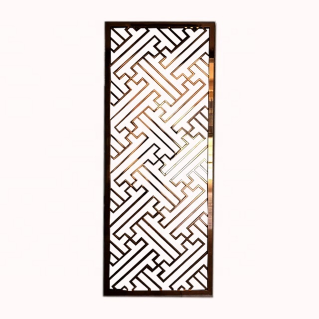 Laser Cut Decorative Panels For Decoration Stainless Steel Metal Screen Walls