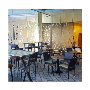 Room Divider Wall Divider High Quality Decorative Metal Customized Laser Cut Restaurant Screens & Room Dividers Hanging