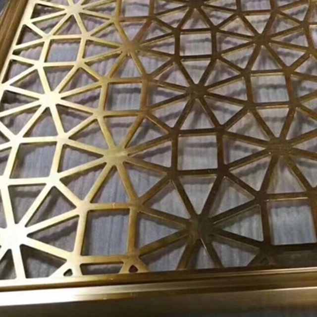 Laser Cut Decorative Panels For Decoration Stainless Steel Metal Screen Walls