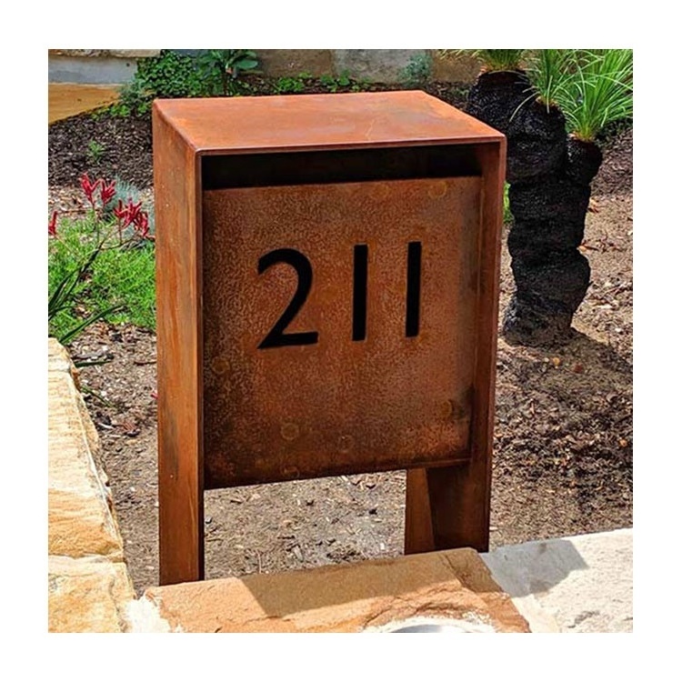 Custom high quality stainless steel outdoor mail box