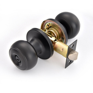 Hot sales Entry Privacy cylindrical vintage round door ball lock knob lock