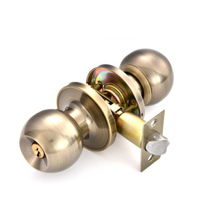 Contemporary hot sell tubular cylindrical heavy duty stainless steel door knob lock